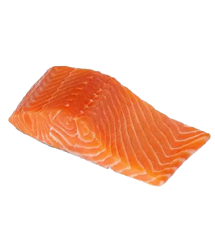 Salmon portion skin less